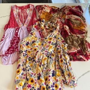 Bundle of three women’s shirts